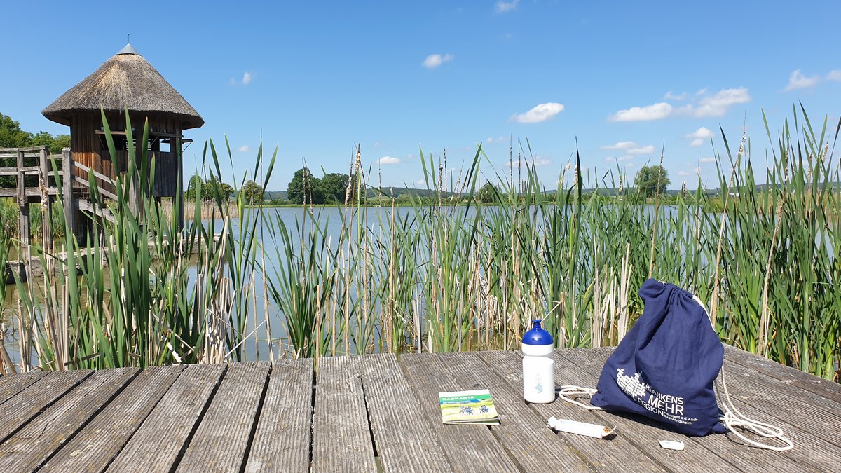 Weiher bei Demantsfürth auf der "Aischgründer Bierrunde" © Klaus und Sabine Graf