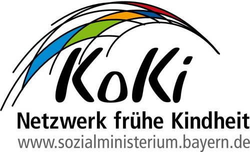 Grafik Logo mit Schriftzug Koki - Frühe Kindheit