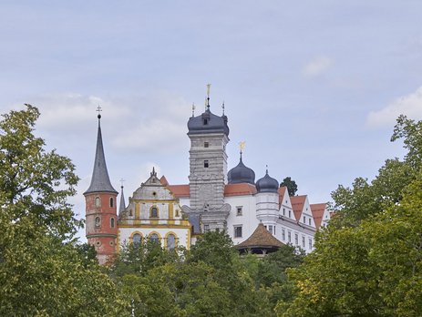 © Ines Männl Blick auf Schloss Schwarzenberg in Scheinfeld.