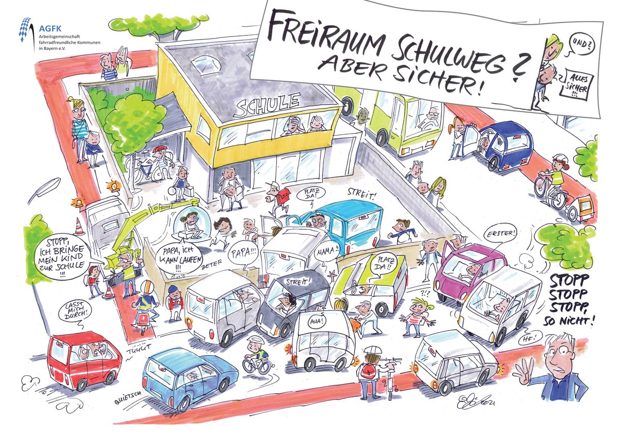 Elterntaxi an Schulen Elterntaxi, Schule, Schulweg