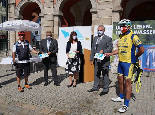 Eröffnungsveranstaltung des Radwegs "Vom Main zur Zenn"